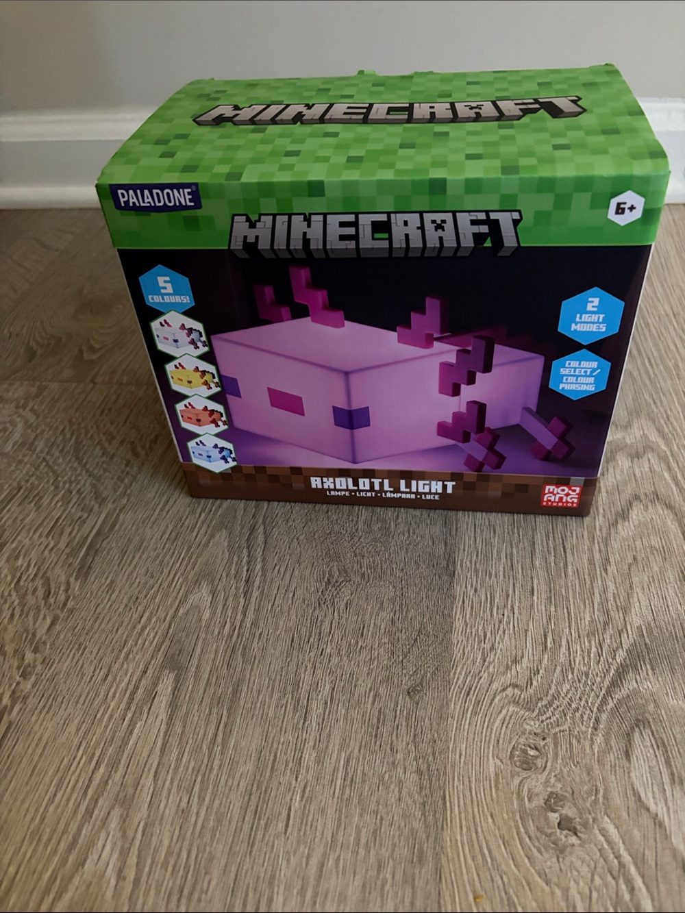 Minecraft Axolotl Light - Pink Glow
